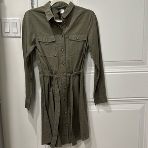 NEW H&M Button Down Dress